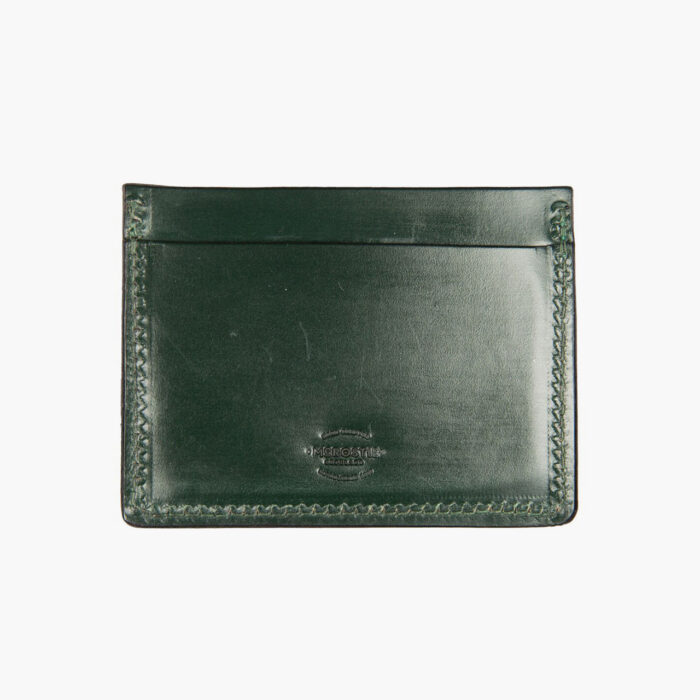 John Simons x McRostie Limited Edition Green Leather Card Holder