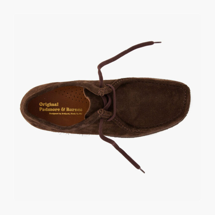 Padmore and Barnes P204 'The Original' in Brown Suede