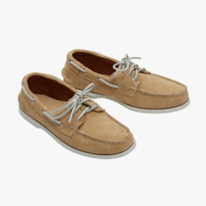 Quoddy Made in U.S. Downeast Boat Shoe Sand Suede